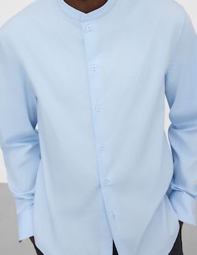 Camisa casual Adolfo Dominguez de algodón manga larga para hombre