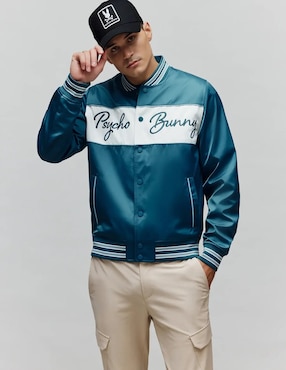 Chamarra bomber Psycho Bunny con bolsillos para hombre