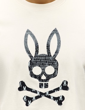 Playera Psycho Bunny cuello redondo para hombre