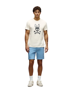 Playera Psycho Bunny cuello redondo para hombre