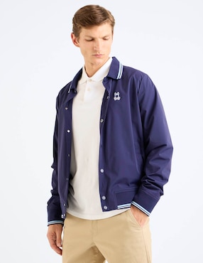 Chamarra bomber Psycho Bunny con bolsillos para hombre