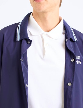 Chamarra bomber Psycho Bunny con bolsillos para hombre
