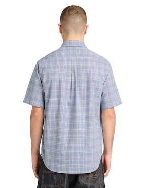 Camisa casual Timberland de algodón manga corta para hombre