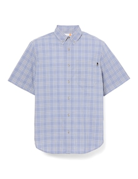 Camisa casual Timberland de algodón manga corta para hombre