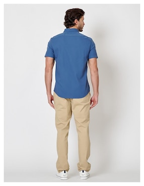 Camisa casual Original Penguin de algodón manga corta para hombre