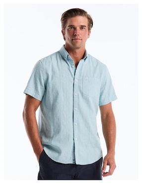 Camisa casual Original Penguin de algodón manga corta para hombre
