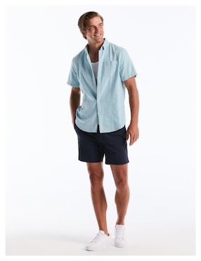 Camisa casual Original Penguin de algodón manga corta para hombre
