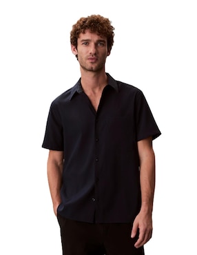 Camisa casual Calvin Klein manga corta para hombre
