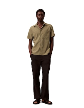 Camisa casual Calvin Klein manga corta para hombre