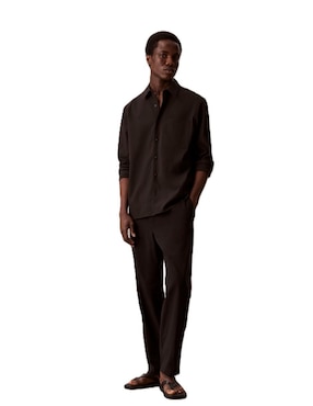 Camisa casual Calvin Klein manga larga para hombre