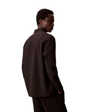 Camisa casual Calvin Klein manga larga para hombre