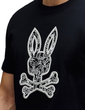 Playera Psycho Bunny cuello redondo para hombre
