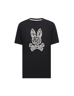 Playera Psycho Bunny cuello redondo para hombre