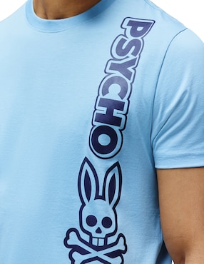Playera Psycho Bunny cuello redondo para hombre