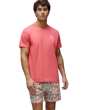 Playera Psycho Bunny cuello redondo para hombre