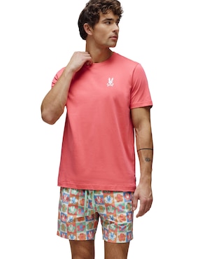 Playera Psycho Bunny cuello redondo para hombre