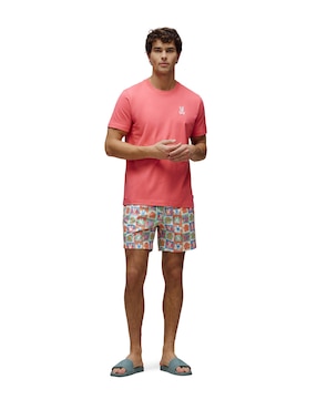 Playera Psycho Bunny cuello redondo para hombre
