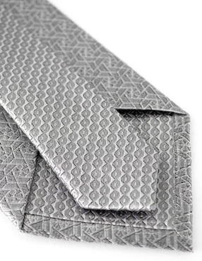 Corbata Rcano regular de seda estampado geométrico para hombre