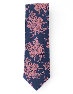 Corbata Rcano regular de seda estampado floral para hombre