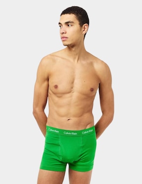 Set bóxer trunk Calvin Klein de algodón para hombre 3 piezas