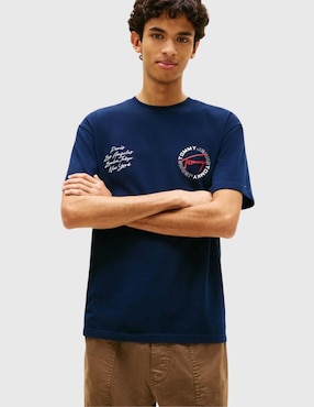 Playera Tommy Jeans cuello redondo para hombre