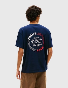 Playera Tommy Jeans cuello redondo para hombre