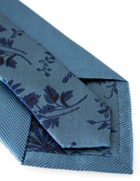 Corbata Rcano regular de seda estampado a rayas para hombre
