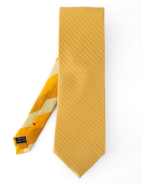 Corbata Rcano regular de seda estampado geométrico para hombre
