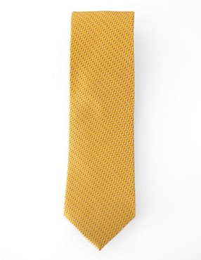 Corbata Rcano regular de seda estampado geométrico para hombre