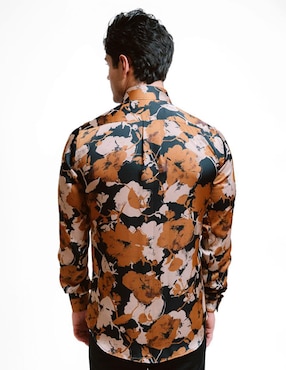 Camisa casual Rcano manga larga para hombre
