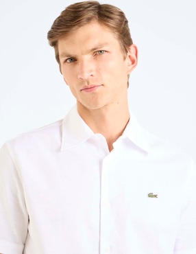 Camisa casual Lacoste de algodón manga corta para hombre