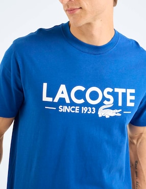 Playera Lacoste cuello redondo para hombre
