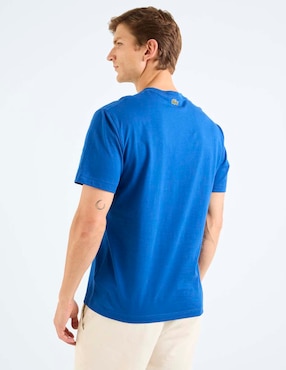 Playera Lacoste cuello redondo para hombre