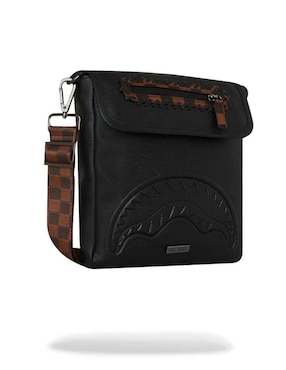 Bolsa messenger Sprayground SS26 de piel unisex
