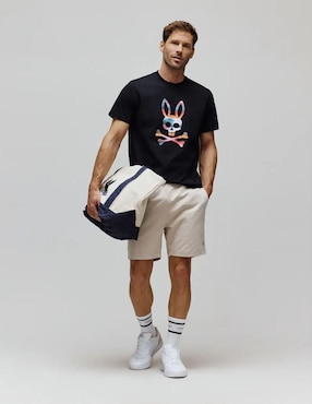 Playera Psycho Bunny cuello redondo para hombre