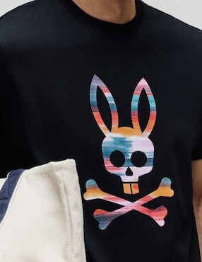 Playera Psycho Bunny cuello redondo para hombre