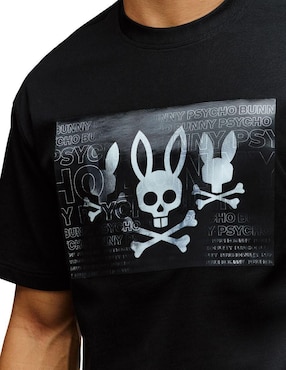 Playera Psycho Bunny cuello redondo para hombre