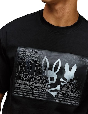 Playera Psycho Bunny cuello redondo para hombre