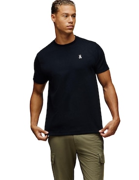 Playera Psycho Bunny cuello redondo para hombre