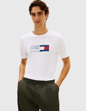 Playera Tommy Hilfiger cuello redondo para hombre