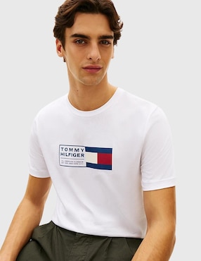 Playera Tommy Hilfiger cuello redondo para hombre