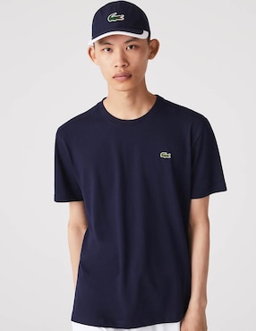 Playera Lacoste cuello redondo para hombre