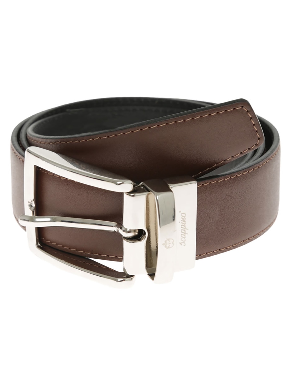 Cinturón de piel para hombre