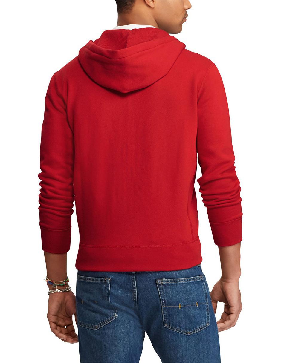 SUDADERA POLO RL 710548546 AL, M, ROJO