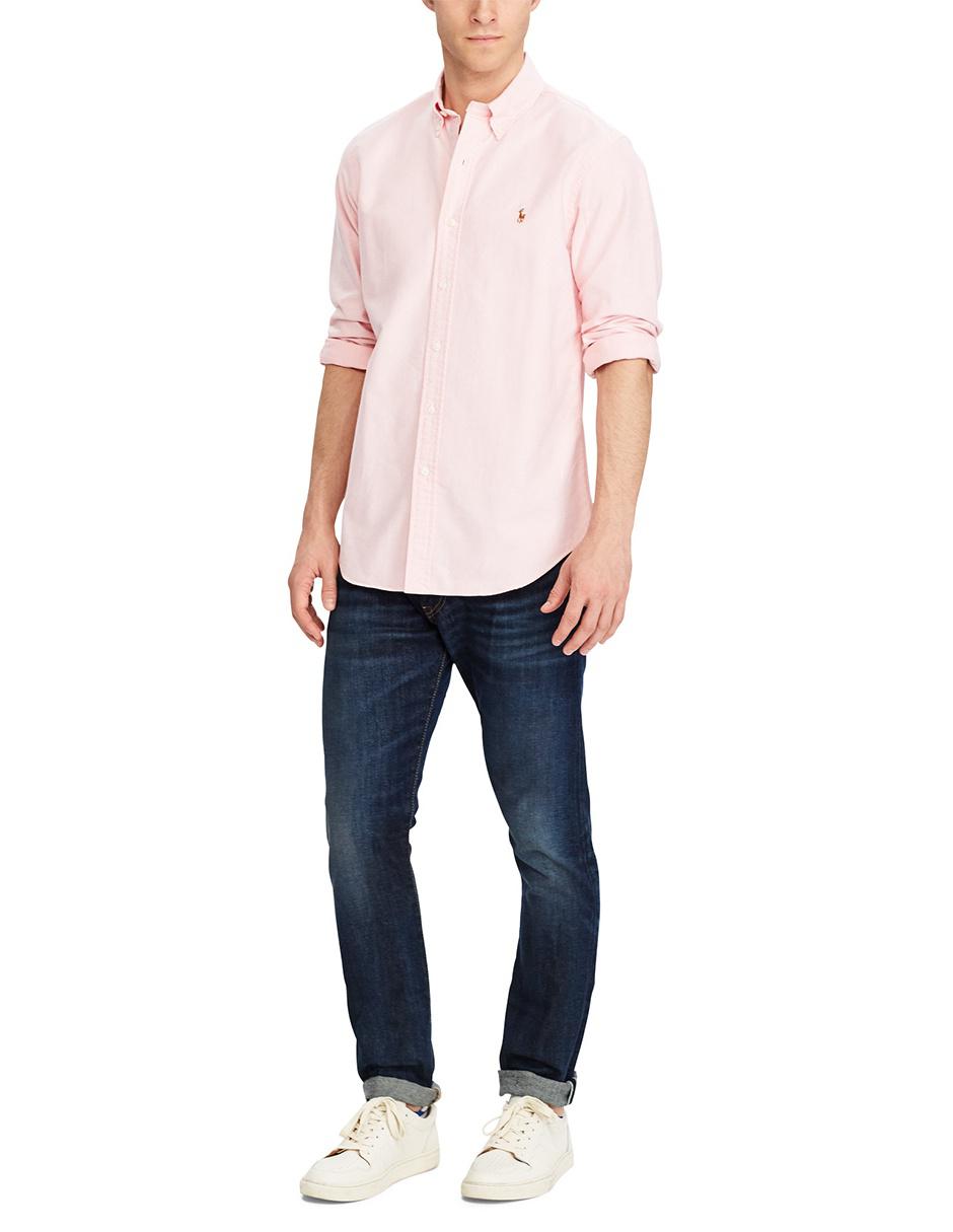 Camisa casual de algodón manga larga para hombre 9