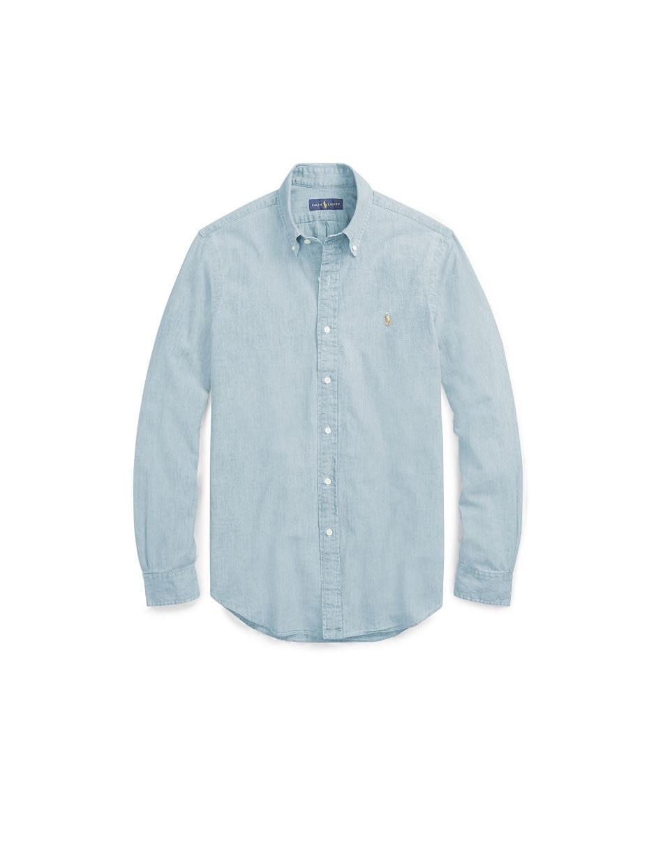 Camisa casual de algodón manga larga para hombre 8
