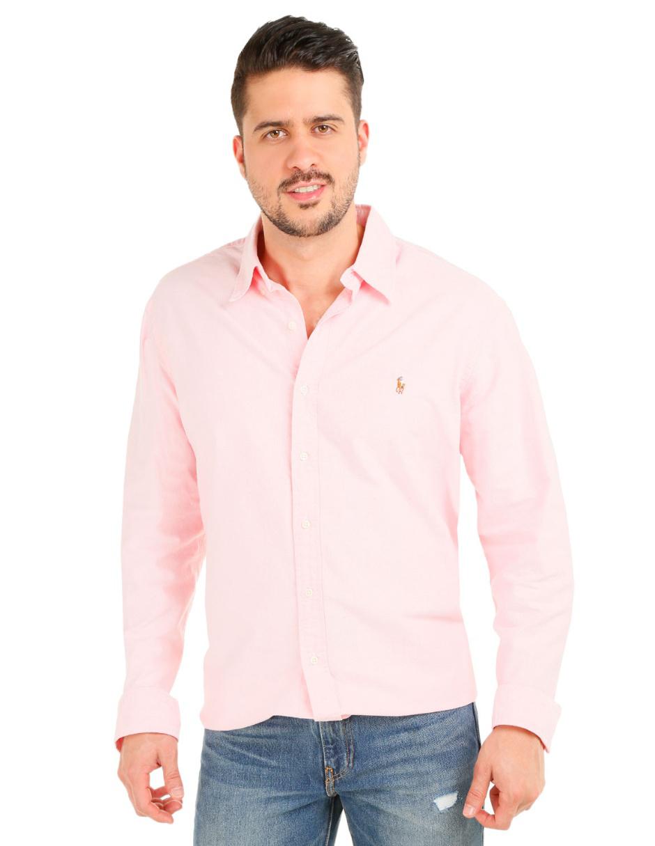 camisa polo ralph lauren rosa