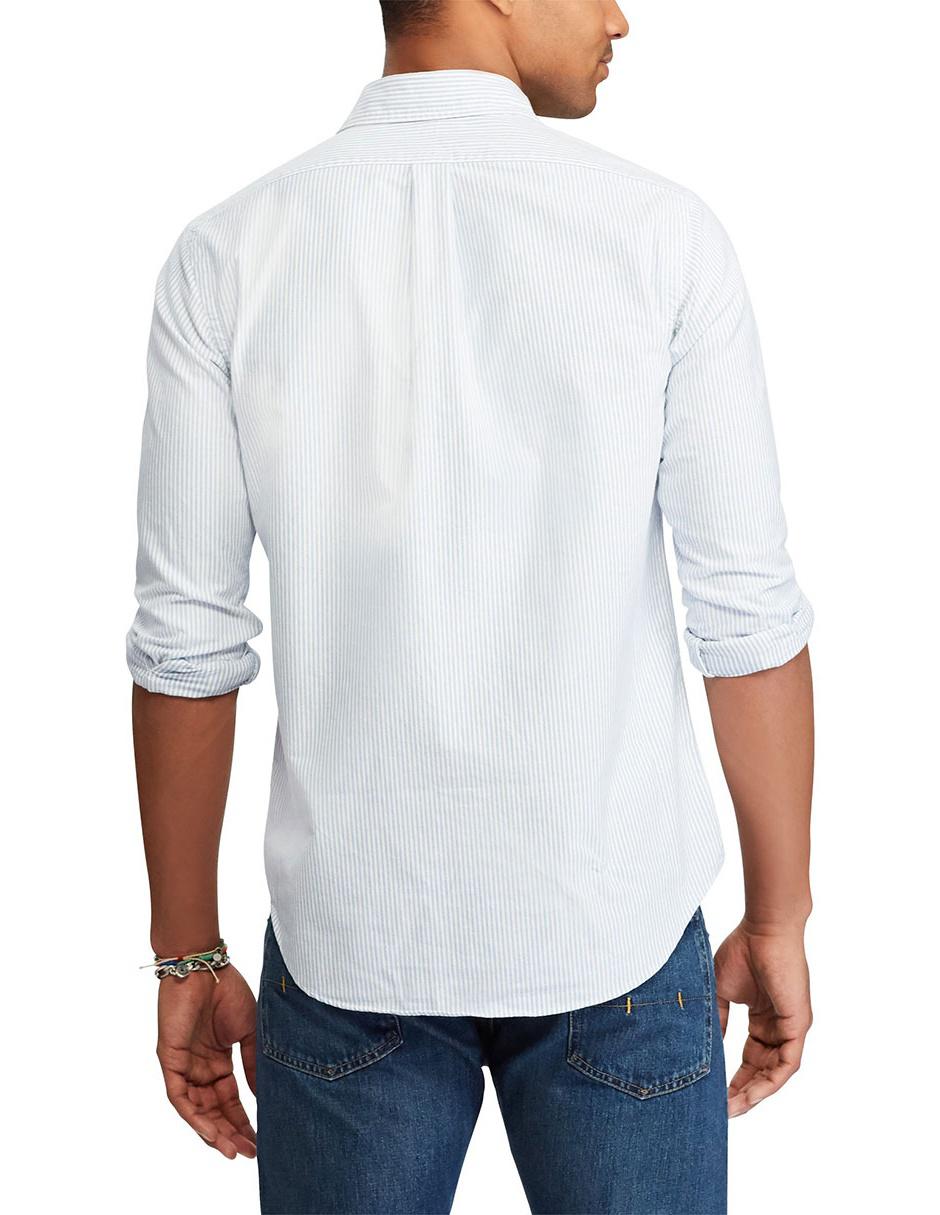 Camisa casual de algodón manga larga para hombre 2