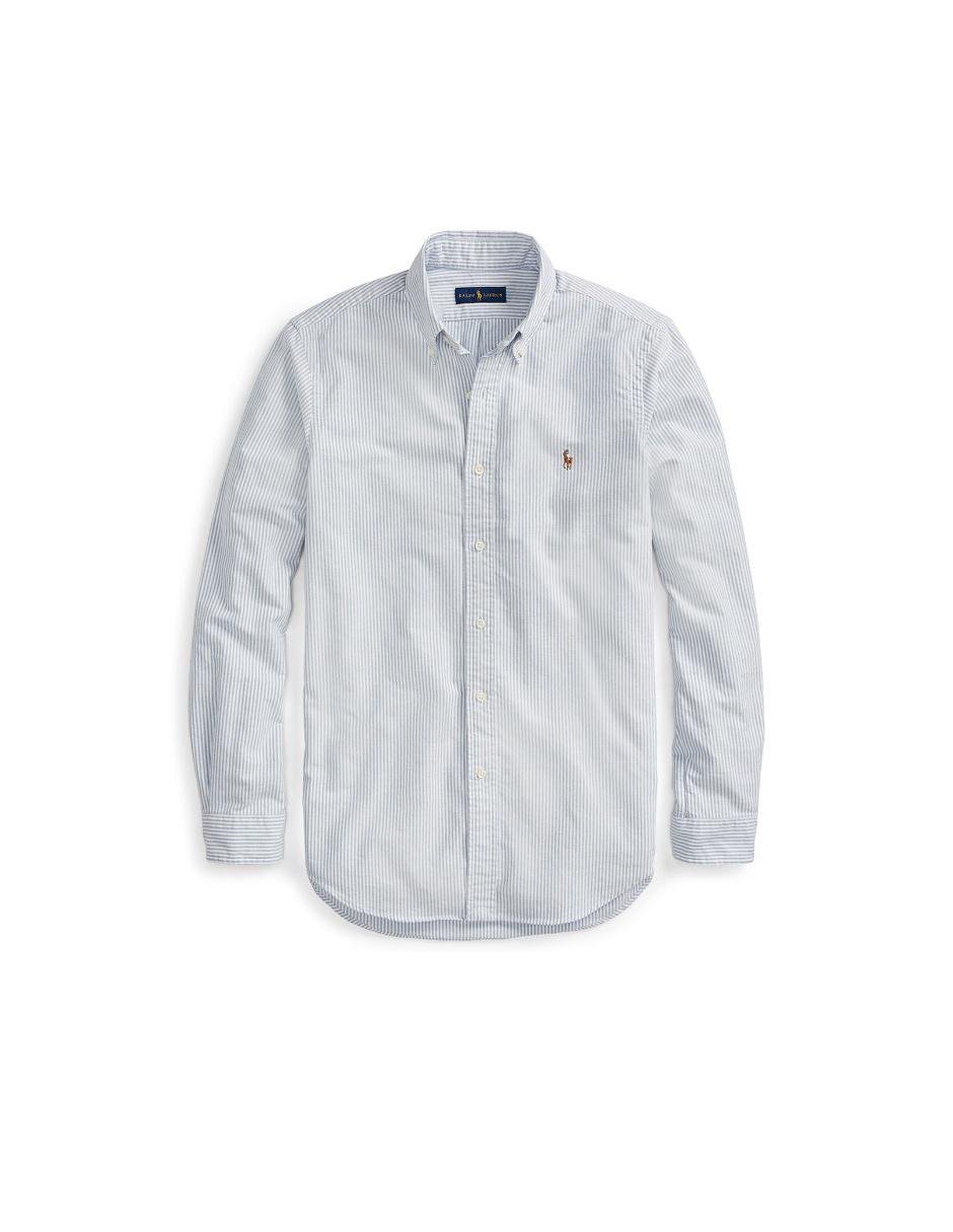Camisa casual de algodón manga larga para hombre 6