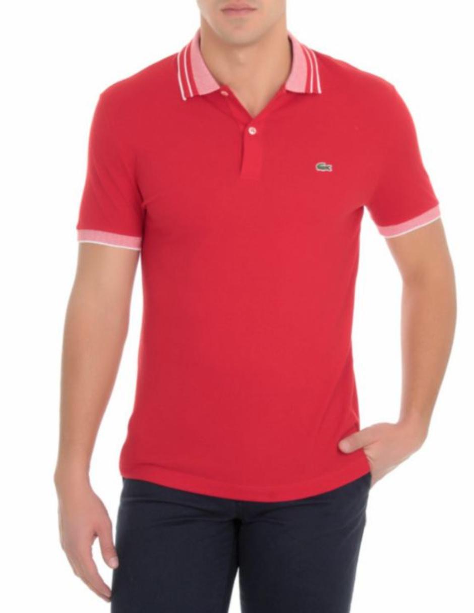 polo lacoste rojo